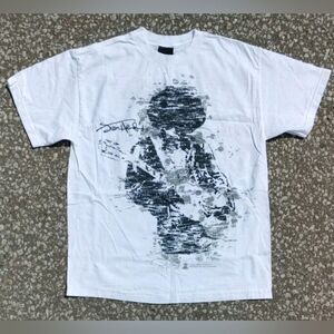 Vtg 2011 Jimi Hendrix Print White Artimonde T-Shirt Size (M)